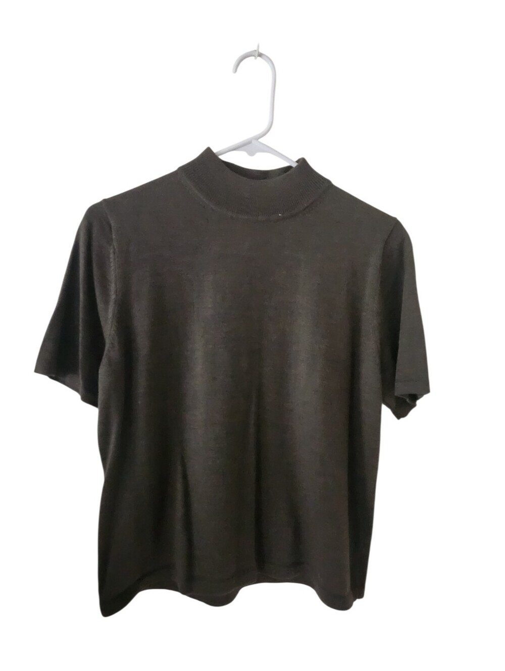 Pendleton Olive Green Mock Neck Sweater